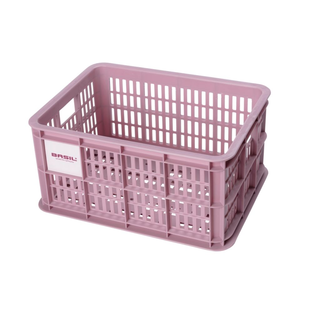 Basil Crate S 17,5 liter gerecyclede fietskrat voor fietsmanden en transport, gemaakt door Basil.