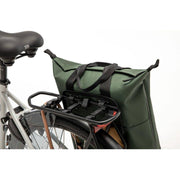 Nieuwe Looxs Odense Kota enkele fietstas met 24 liter capaciteit, zwart, duurzaam en geschikt voor stadsfietsen.