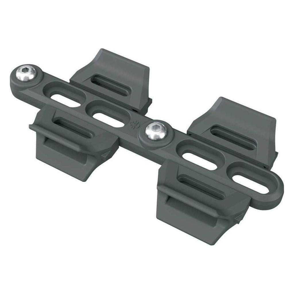 Zwart SKS Cage Shifter+ Adapter bidonhouder voor fietspomp accessoires, geschikt voor 1,5-4,5 cm framebuizen, zichtbare onderdelen en bevestigingen