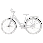 SKS Bluemels spatbordenset voor 28-inch fietsen, aluminium en kunststof, inclusief voor- en achterspatborden.
