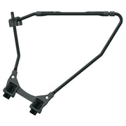 Zwarte SKS Infinity universele achterdrager voor 26 en 29 inch fietsen, gemaakt van aluminium.
