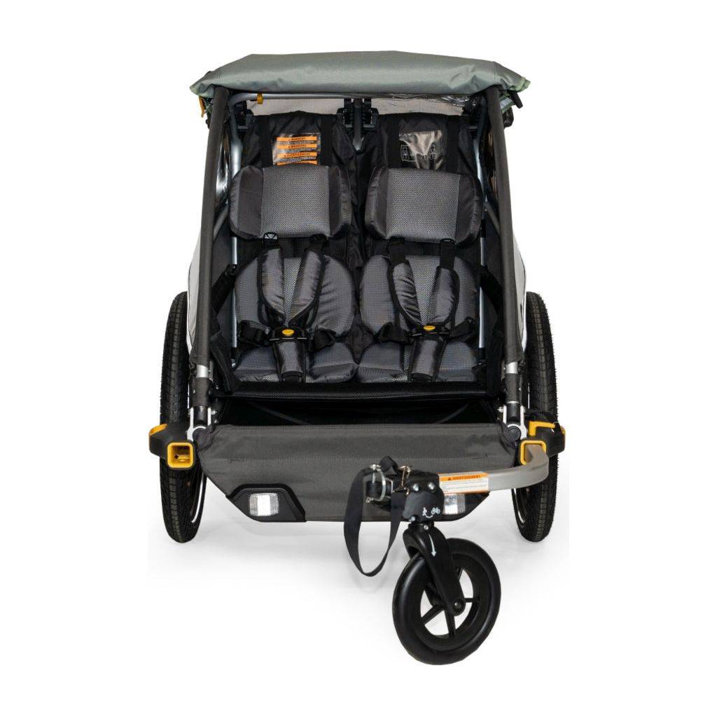 Burley Fietskar D'Lite X Double 2 Kind Sage Green / Charcoal Grey MY23 - Le Coq Wielerartikelen