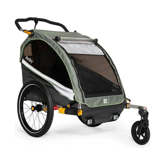 Burley Fietskar D'Lite X Double 2 Kind Sage Green / Charcoal Grey MY23 - Le Coq Wielerartikelen