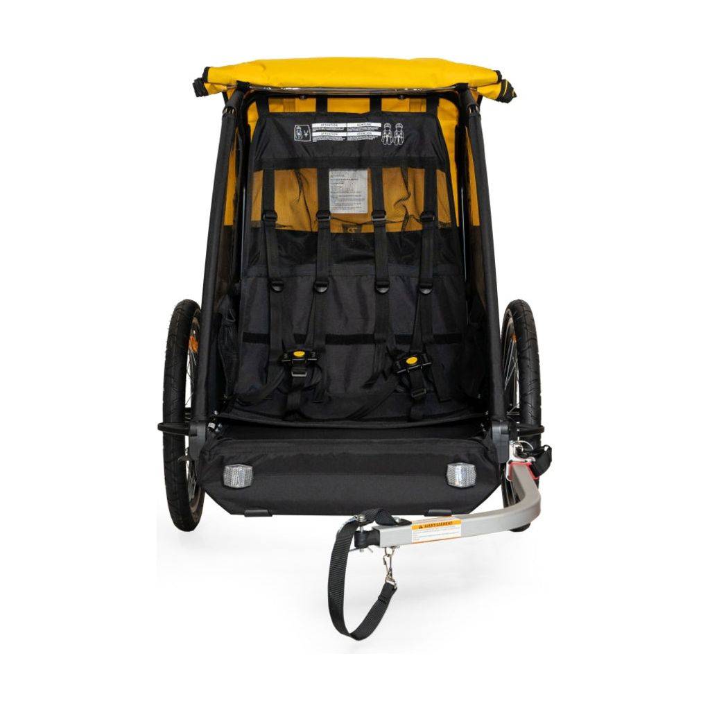 Burley Fietskar Bee Double 2 Kind Yellow / Black MY23 - Le Coq Wielerartikelen
