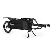 Burley Coho XC Transport Black fietsaanhanger met vering, geschikt voor het vervoeren van kinderzitjes en bagage op de fiets