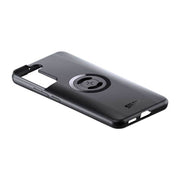 SP Connect telefoonhoesje SPC+ voor Samsung, beschermhoes met ingebouwde houder voor telefoon, zwart met logo.