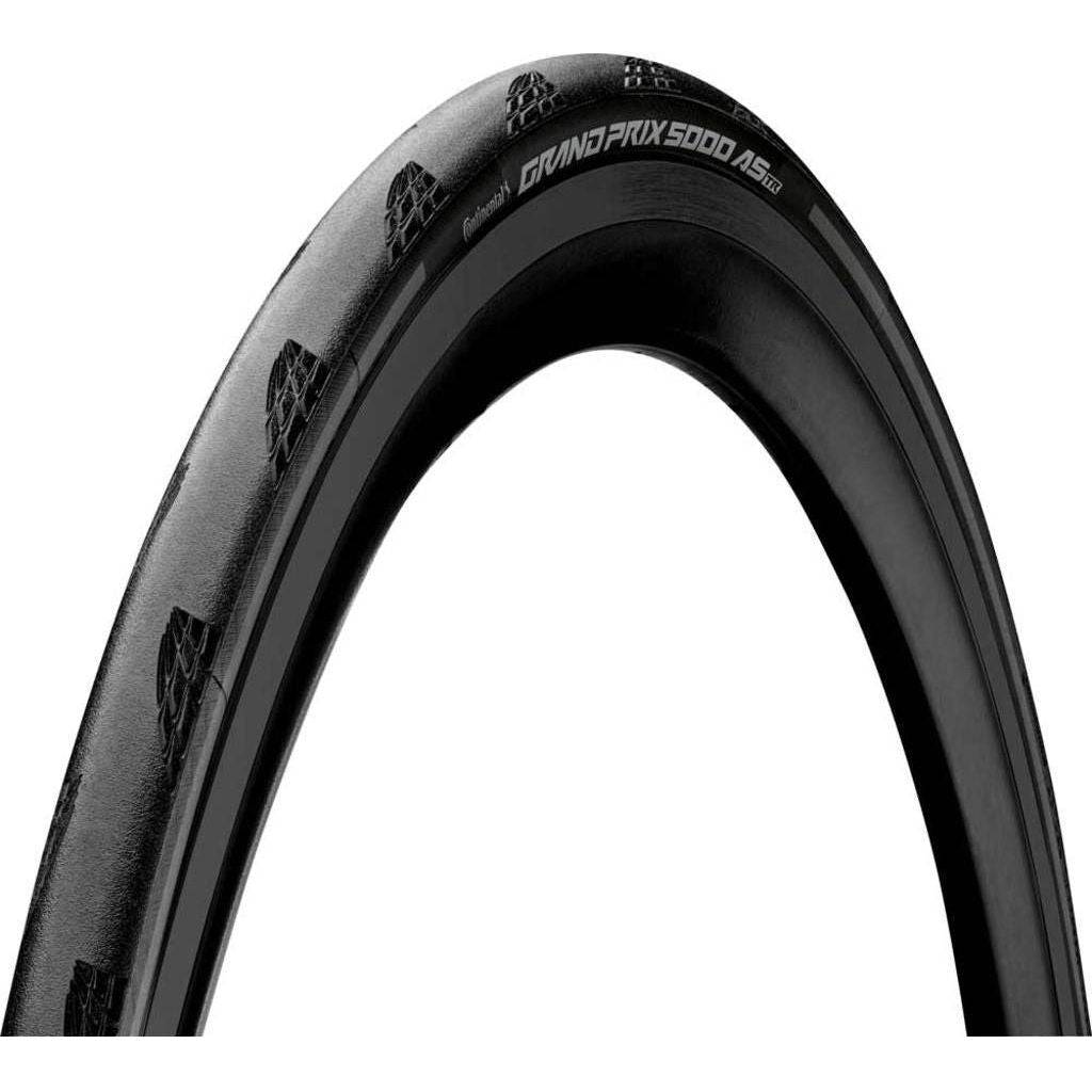 Continental Grand Prix 5000AS TLR racefiets buitenband zwart met reflectie, Vouwband, Vectran Breaker en 28 inch maat