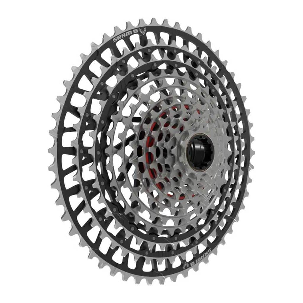 Sram Xs1299 T A1 Cassette Xd 12 Speed 10-52T Zwart - Le Coq Wielerartikelen