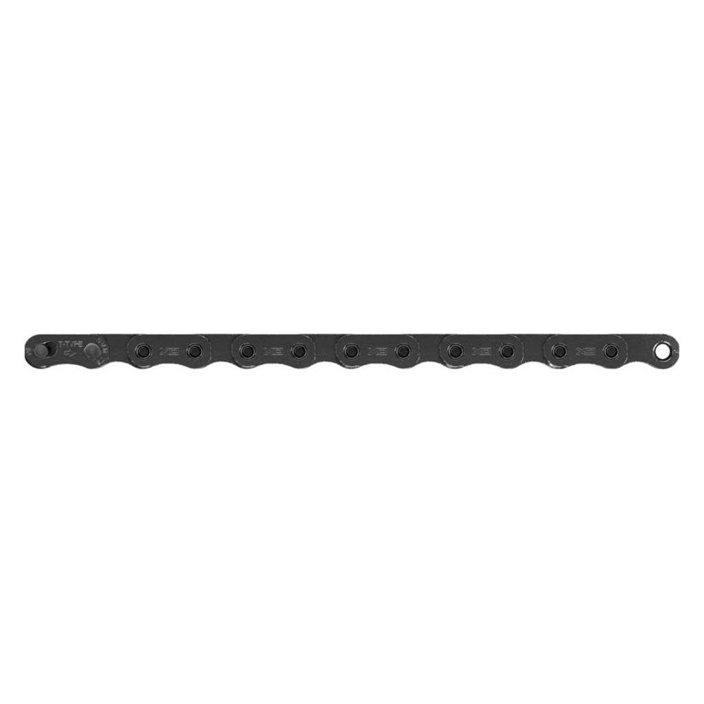 Zwart Sram 12-speed ketting 11/128 X0 T A1 Sp 126 voor fiets, metalen ketting met stevige schakels