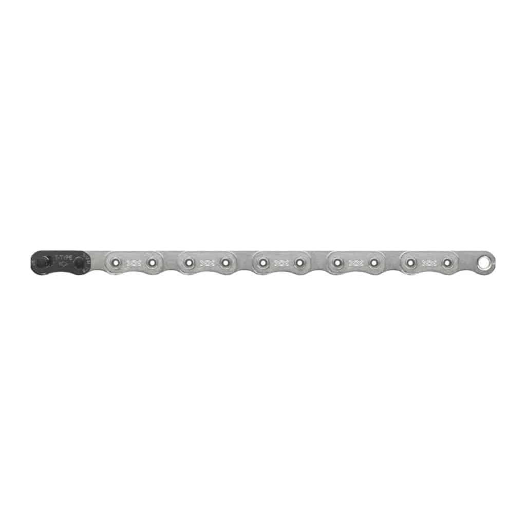 Sram XX T A1 12-speed ketting, zilver, 126 schakels, T-Type HollowPin, geschikt voor fiets met 12 versnellingen