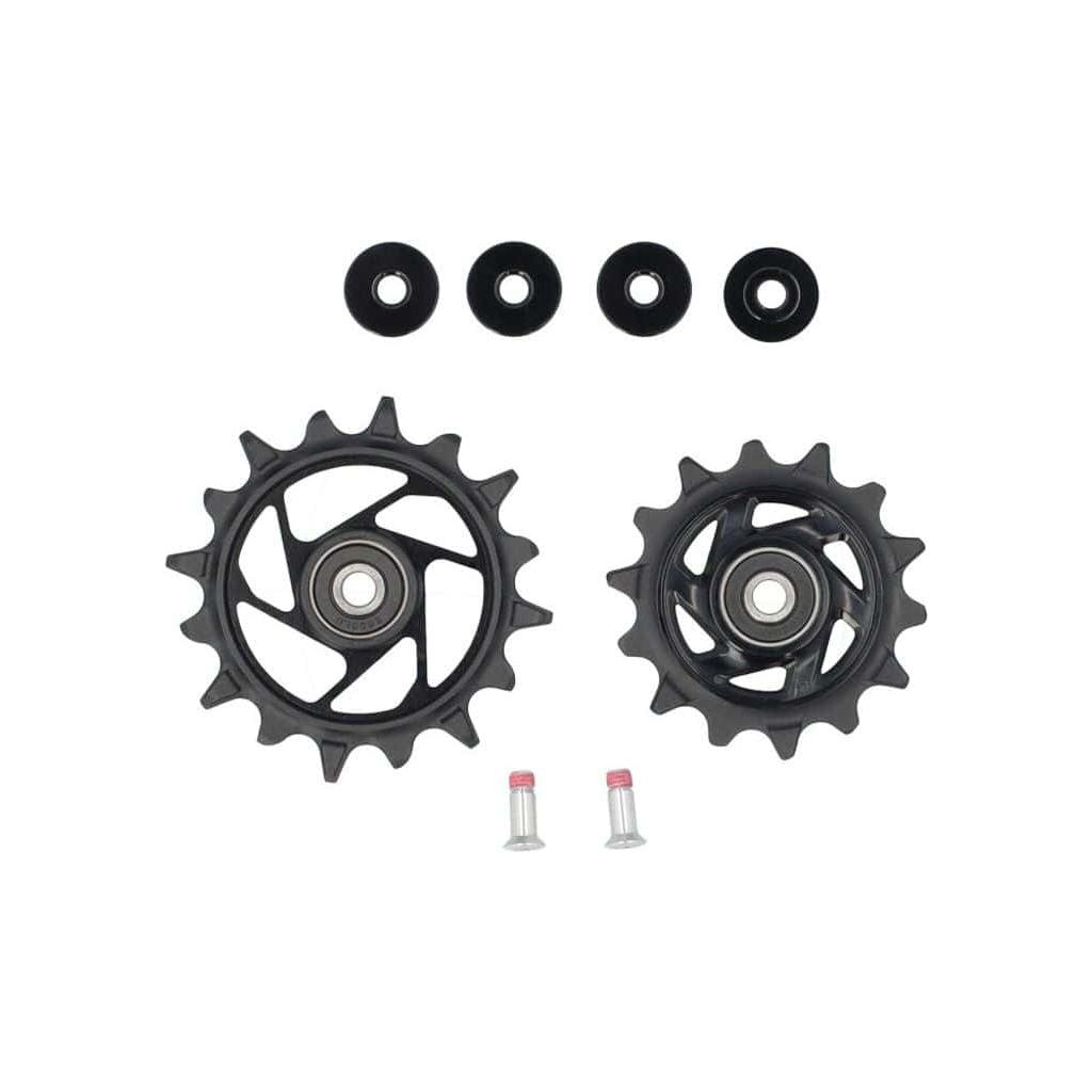 Sram Derad Wielset XX Eagle T AXS 12V derailleurwieltjes voor snelle schakeling en optimale prestatie.