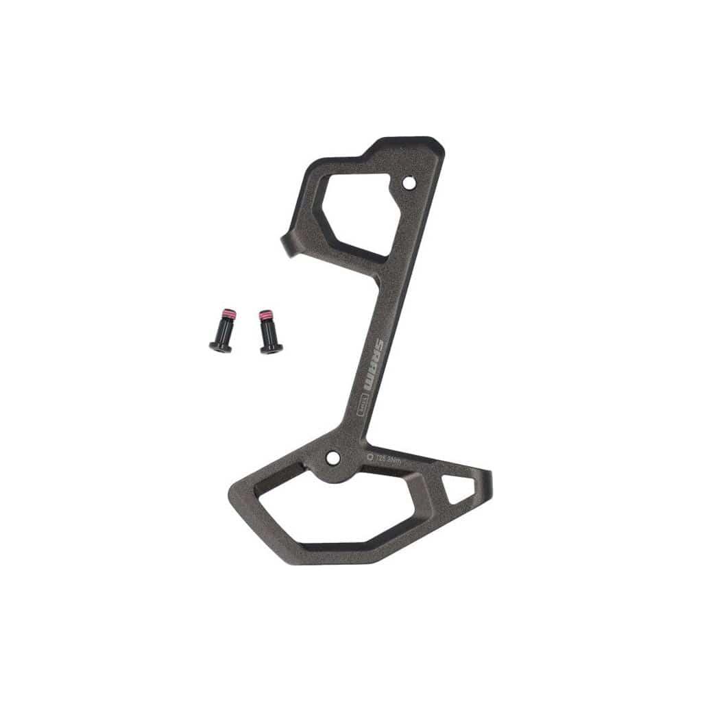 Zwarte Sram Xxsl/Xx/X0 Eagle T AXS arm en wielset, close-up van de fietscomponenten met merknaam zichtbaar
