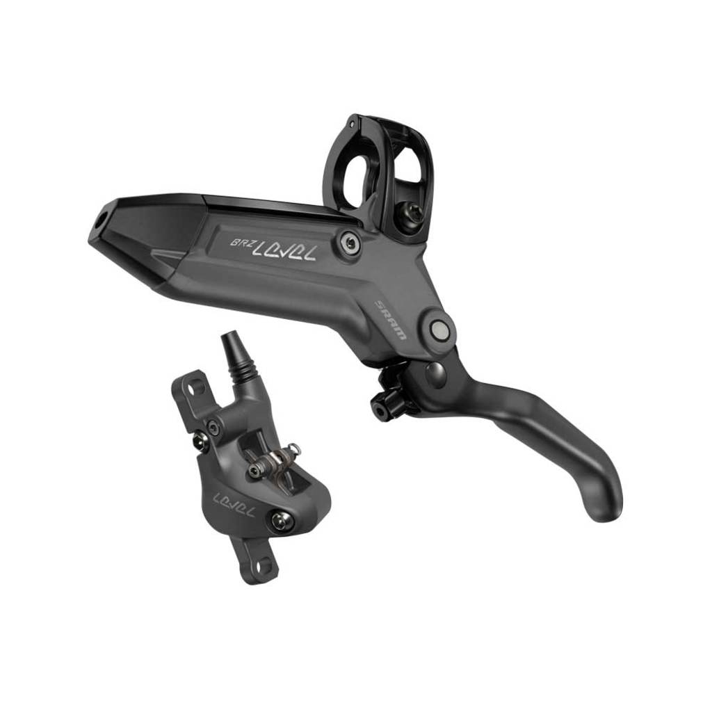 Sram Level Bronze Stealth C1 remmenet set met aluminium behuizing en donker polar anodiseren, geschikt voor disc remmen.