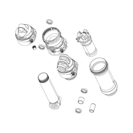 Rockshox Schod Busset Metric 1/2" 25.0X8Mm - Le Coq Wielerartikelen