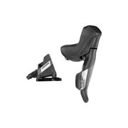 Zwarte Sram Apex D1 R Alm Db Fm 12-speed shifters, ontworpen voor soepele schakeling op racefietsen.