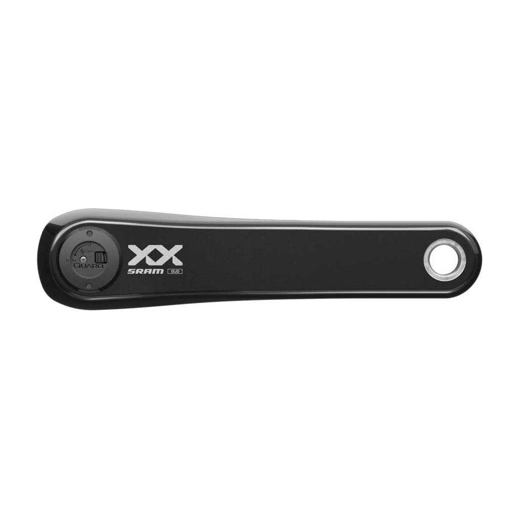 Quarq SRAM Crank met Powermeter XX Eagle T Wide D1 L 175/55 voor MTB, zichtbaar met meeteenheid en crankarmen