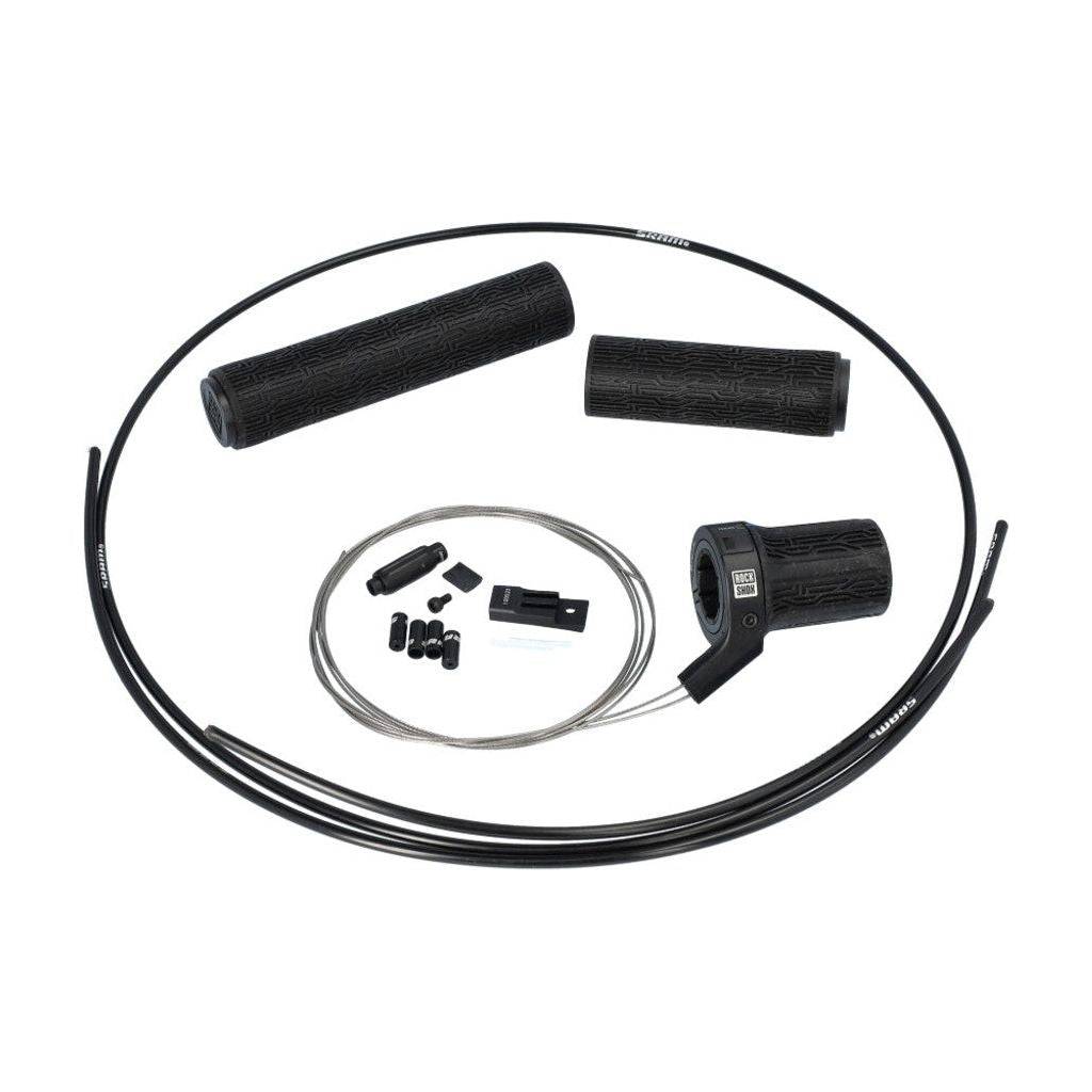 RockShox TwistLoc Ult Remote Kit L voorvork onderdelen met 2-positie schakelaar, gemakkelijk te bedienen en compatibel met RockShox voorvorken