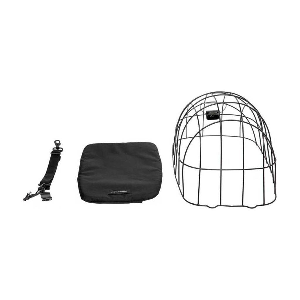 Draadkoepel manddeel in zwart van New Looxs Clipper Pet Package, geschikt voor honden of katten.
