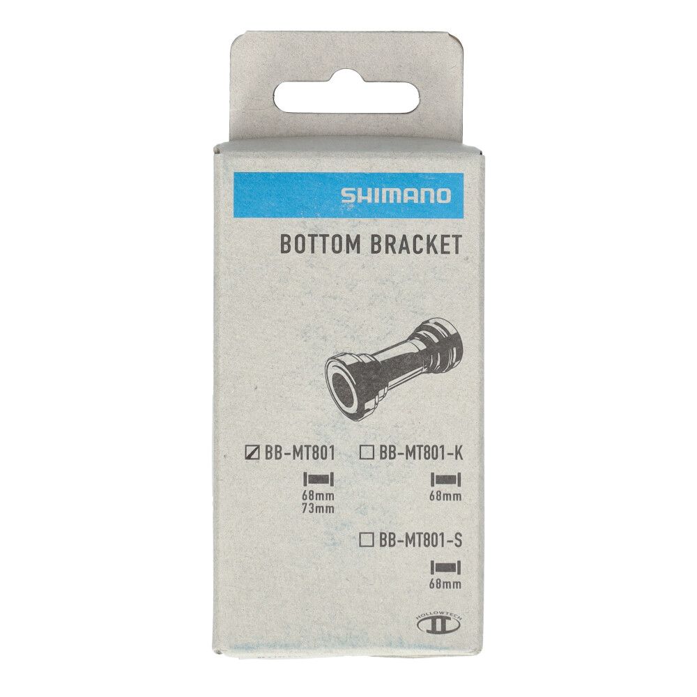 Shimano Deore Xt BB-MT801 trapas met afgedichte lagers, geschikt voor 68/73 mm bottom bracket, geschikt voor mountainbike.
