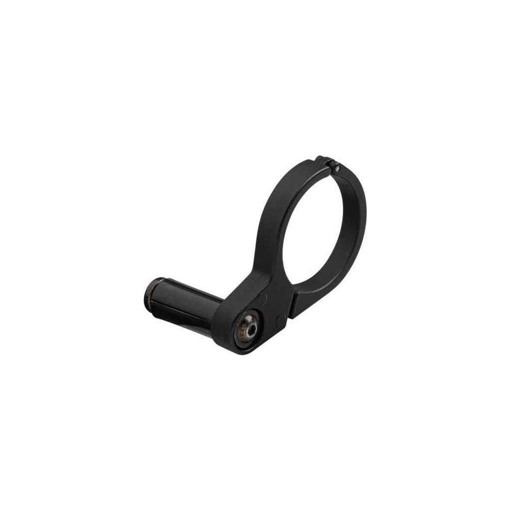 Zwarte Axa NXT stuurhouder van 25,4 mm voor verlichtingsaccessoires, geschikt voor fiets of mountainbike.