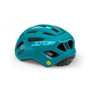 MET racefietshelm Miles Mips met aerodynamisch ontwerp en ventilatiegaten, geschikt voor wielrenners.