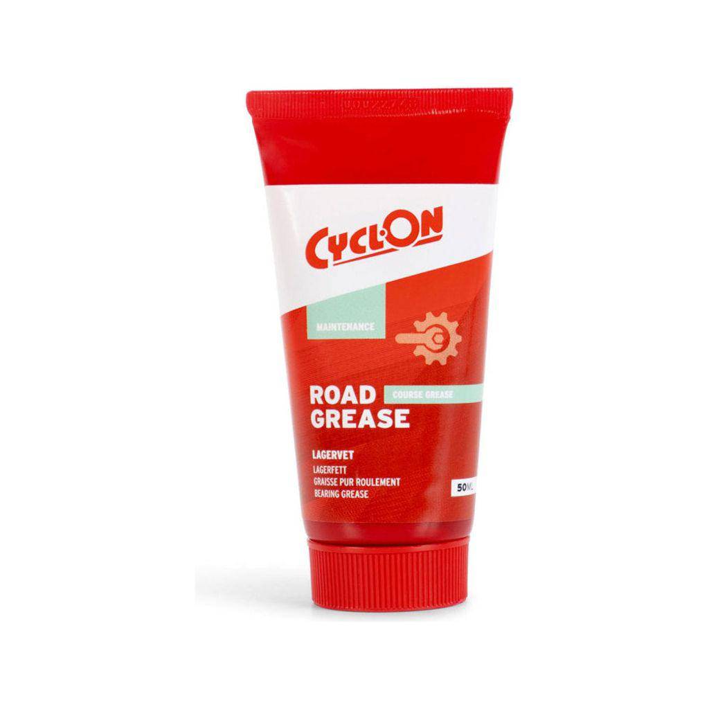 CyclOn Road Lagervet met lithium, waterbestendig, geschikt voor onderhoud en smering van lagers in fietsen en motoren.