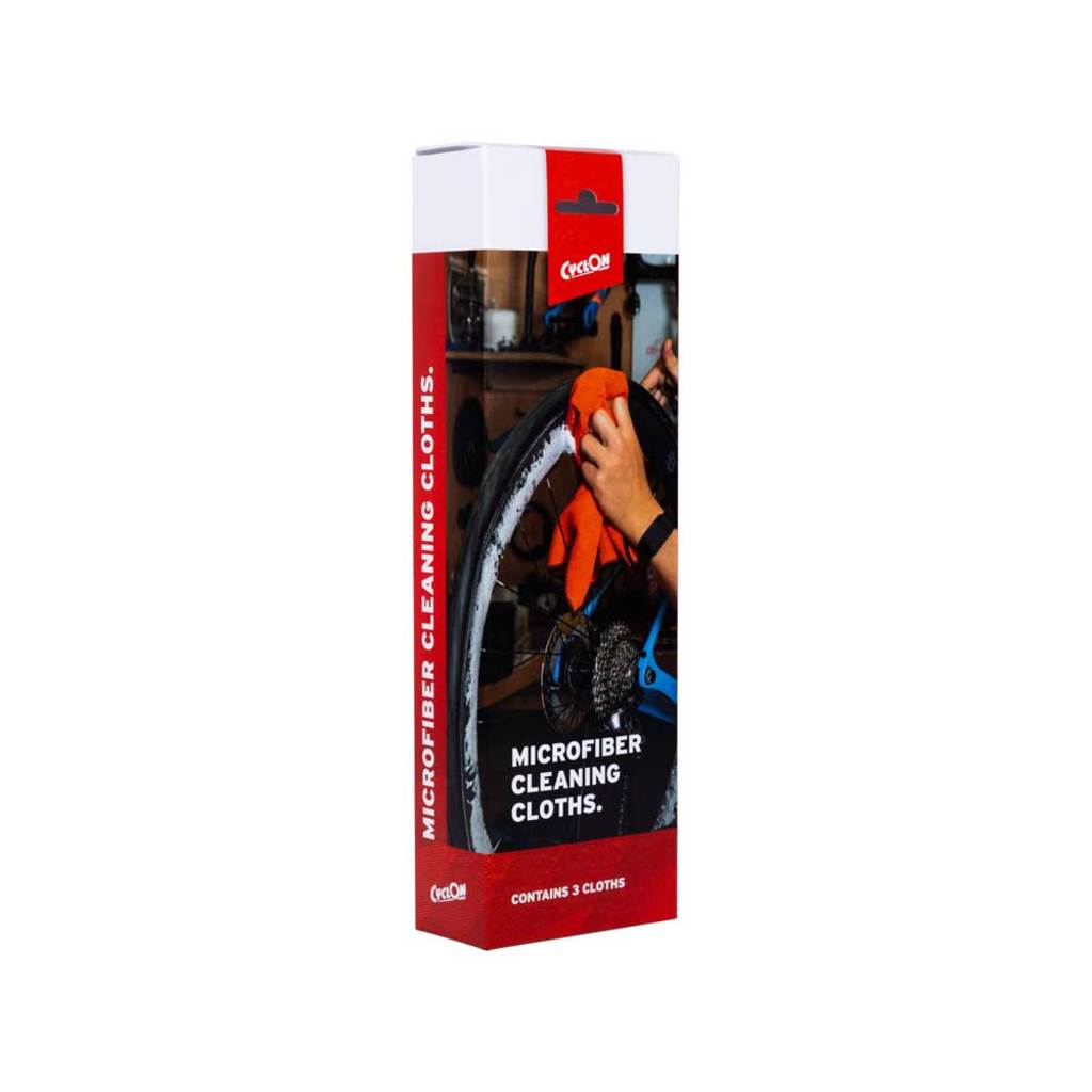 Microvezel schoonmaakdoeken Cyclon - set à 3 doeken - Le Coq Wielerartikelen