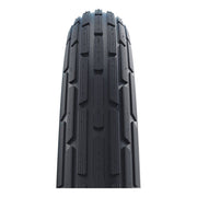 Schwalbe Fat Frank 27.5" stadsfiets buitenband met K-Guard in zwart, geschikt voor fatbikes en urban fietsen.