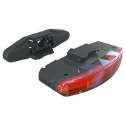 Zwart SKS Infinity USB achterlicht met 30 lumen voor fiets, inclusief USB-oplading en STVZO-normering, zichtbaar in de afbeelding.