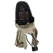Qibbel Air kinderzitje achter voor fiets, framebevestiging, geschikt tot 2,5 kg, veilig en comfortabel voor kinderen.