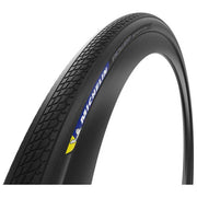 Michelin 28" Power Adventure gravelband voor buitengebruik, met profiel voor avontuurlijk fietsen.