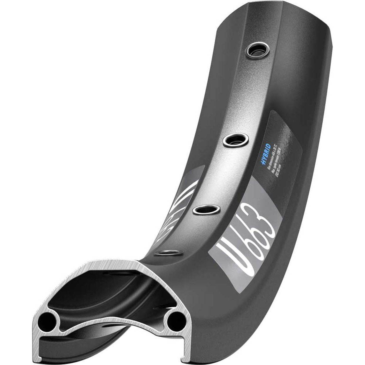 Dt Swiss Velg 20 Dt U663 Alm Atb Zwart 32/14 30.0Mm Db - Le Coq Wielerartikelen