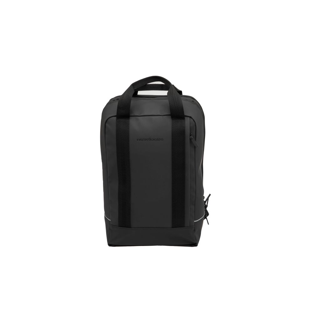 Nieuwe Looxs Nevada fietsrugzak met 20 liter inhoud en 17 inch laptopsleeve, stevig en praktisch voor dagelijks gebruik.