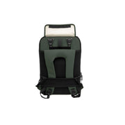 Nieuwe Looxs Nevada fietsrugzak met 20 liter capaciteit en 17 inch laptopvak, in zwart met verstelbare schouderbanden.