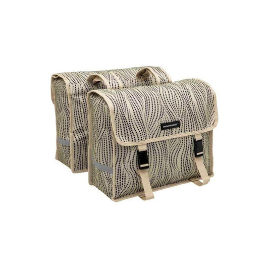 New Looxs Fietstas Dubbel Fiori Alma 30 Liter - Le Coq Wielerartikelen