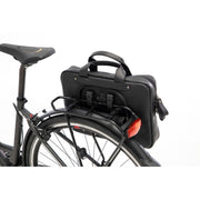 Nieuwe Looxs Luko leren fietstas voor 15 inch laptop, 7,5 liter inhoud, stijlvolle en praktische enkel fietstas