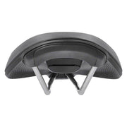 Zwart Selle Royal On Open sportieve fietszadel met Royalgel voor comfort en ondersteuning tijdens het fietsen.