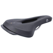 Zwart Selle Royal On Open sportief fietszadel met Royalgel voor comfortabel fietsen.