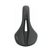 Zwart Selle Royal Vaia 84E5UR Royalgel fietszadel voor stadsfietsen en e-bikes, comfortabel en duurzaam.