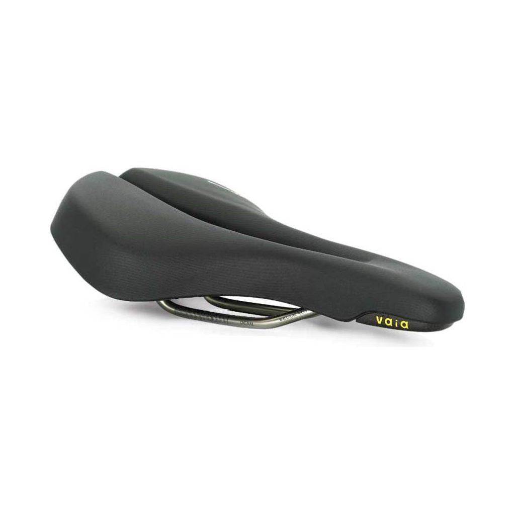 Zwart Selle Royal Vaia Moderate Royalgel fietszadel voor stadsfietsen en e-bikes, comfortabel en geschikt voor dagelijks gebruik