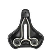 Zwart Selle Royal Ellipse Relaxed Urban Life fietszadel, comfortabel en geschikt voor stadsfietsen, zichtbaar in de afbeelding