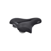 Zwart Selle Royal Ellipse Relaxed Urban Life fietszadel met ergonomisch ontwerp en zachte bekleding voor comfortabel stadsfietsen