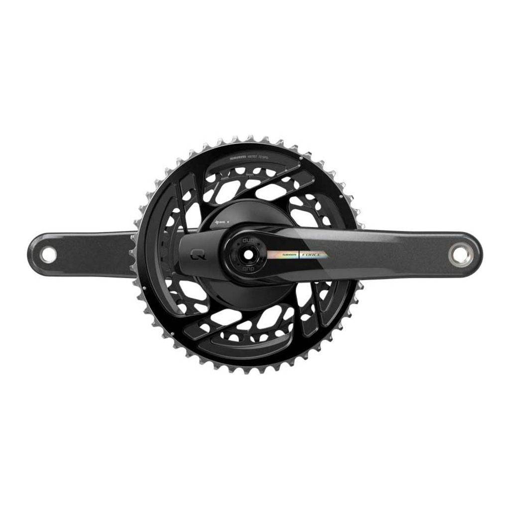 Quarq Sram Crankstel Force Axs Pm D2 Dub 12V racefiets crankset met powermeter, 172,5 mm lengte, zwart
