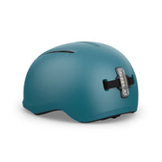 MET Vibe e-bike helm met USB LED-achterlicht en comfortabele pasvorm, geschikt voor stadsfietsen en urban gebruik.