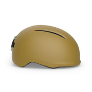 MET Vibe urban e-bike helm met USB-led achterlicht, ademend ontwerp en comfortabele pasvorm voor stadsfietsen.