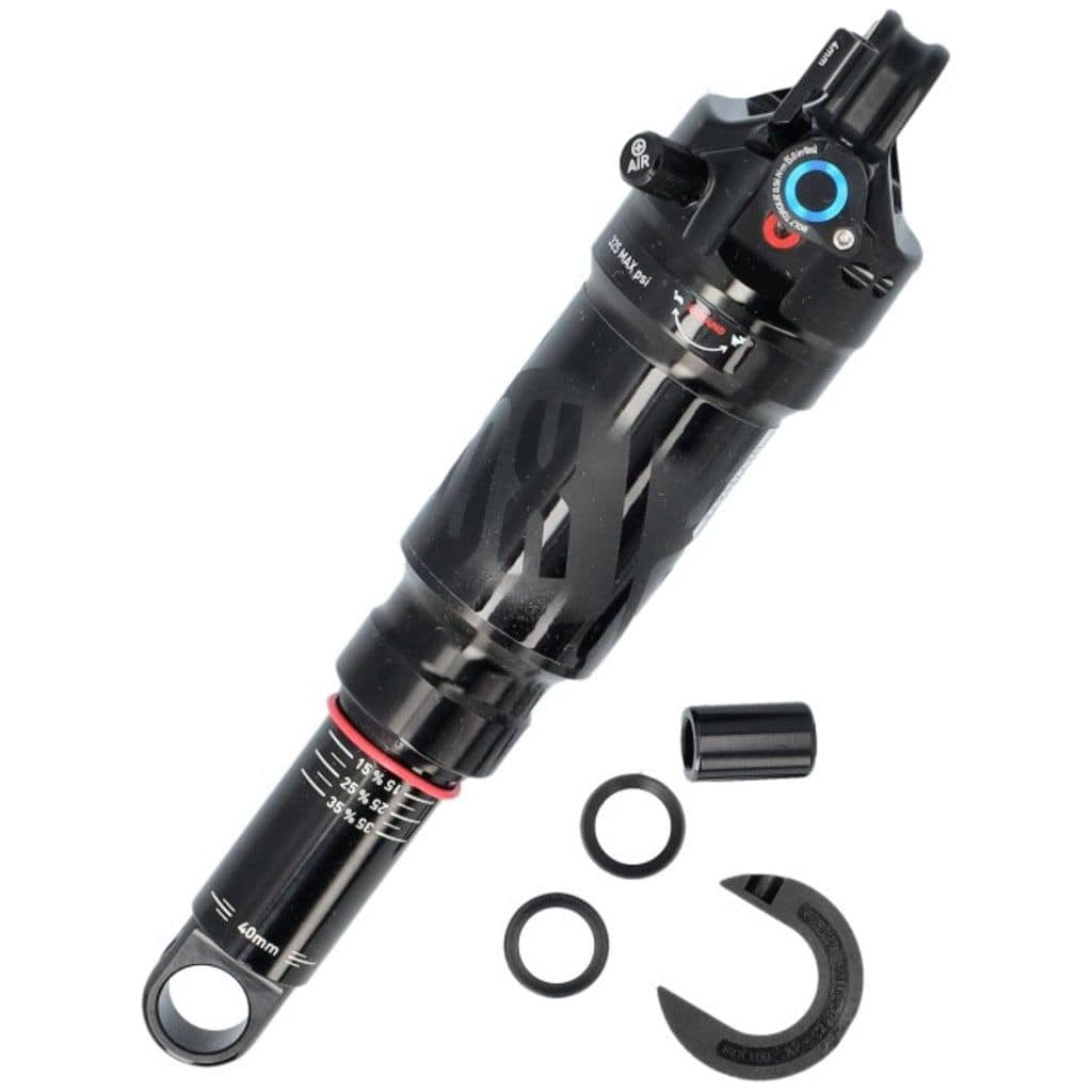 RockShox SIDLuxe Ultimate 3 A2 Solo Air schokdemper in blauw met 190x40mm uitlaat voor mountainbikes