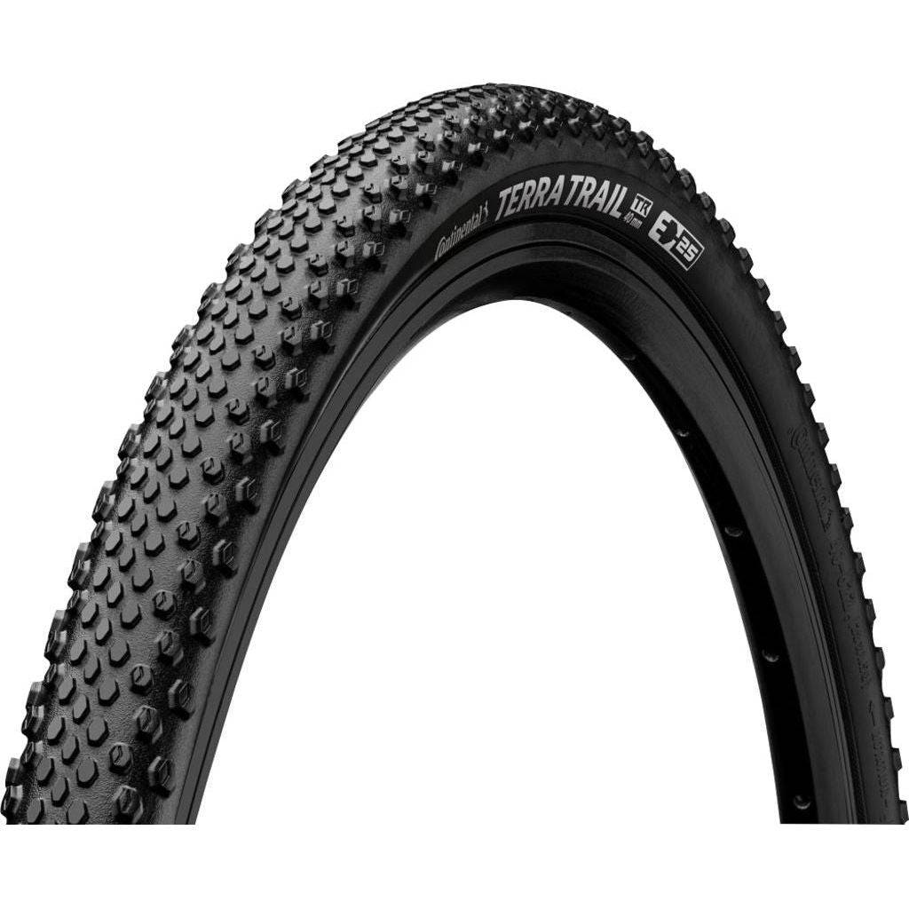 Zwarte 28-inch Continental Terra Trail Tlr Shieldwall MTB-banden, vouwband, geschikt voor gravel en mountainbiken