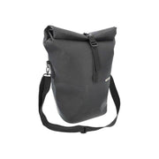 Nieuwe Looxs Nyborg enkele fietstas van 17 liter, zwart, waterdicht met rolltop sluiting, geschikt voor stadsfiets.