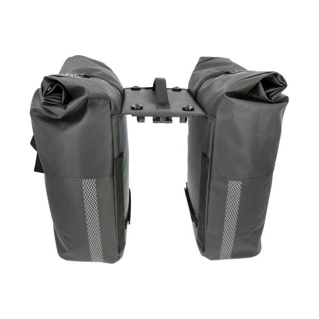 New Looxs Dubbele Fietstas  Nyborg Double Mik 34 Liter - Zwart - Le Coq Wielerartikelen