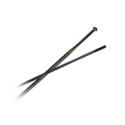 Zwart set van 6 DT Swiss ARC1100 Dicut 62 Wide DB voor en achter spaakset, geschikt voor racefietsen.